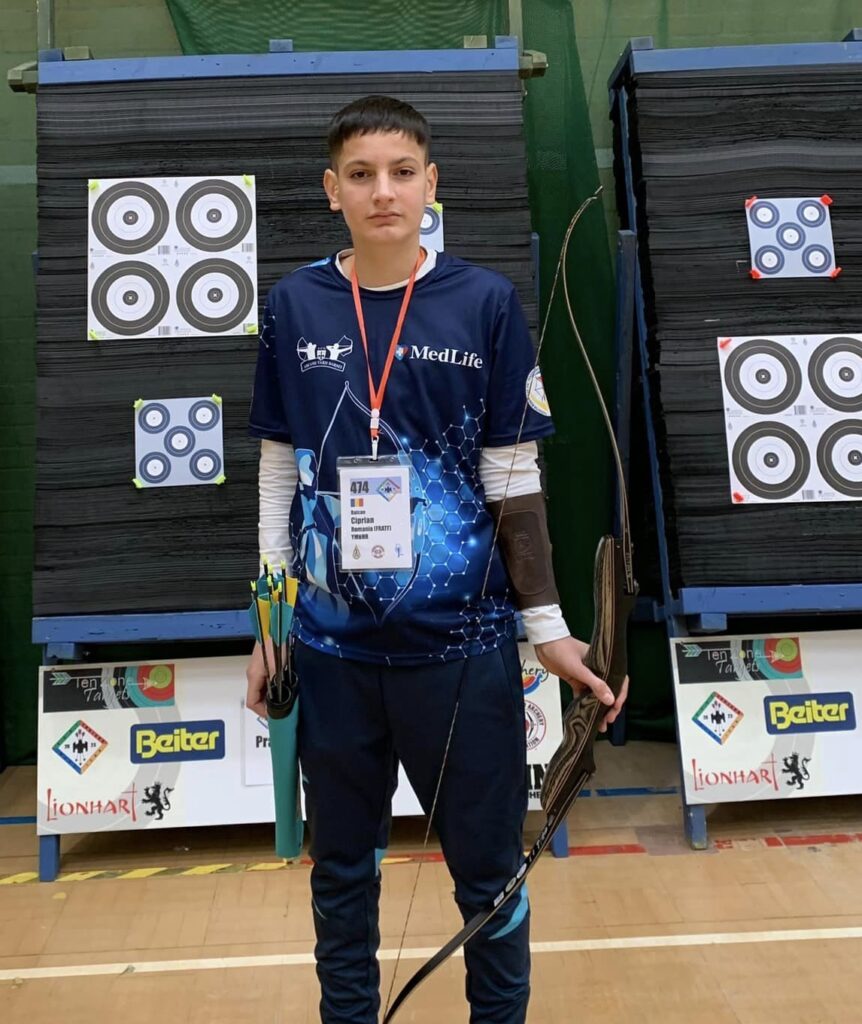 Ciprian Baican - campion la Tir cu Arcul